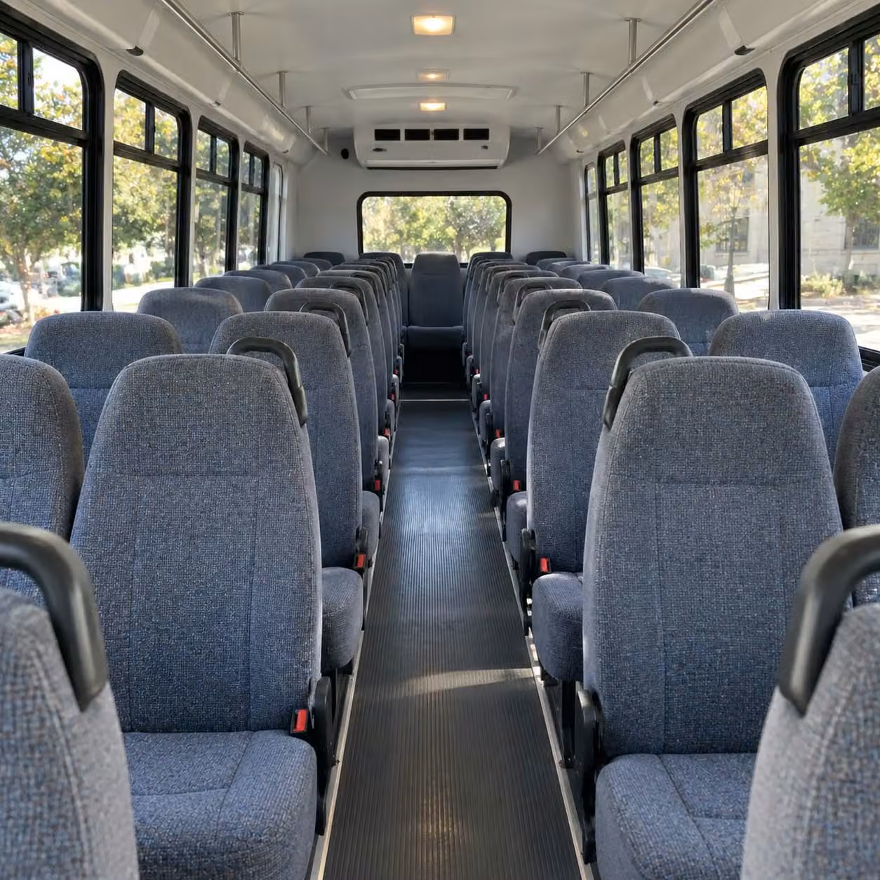 30 passenger minibus inside