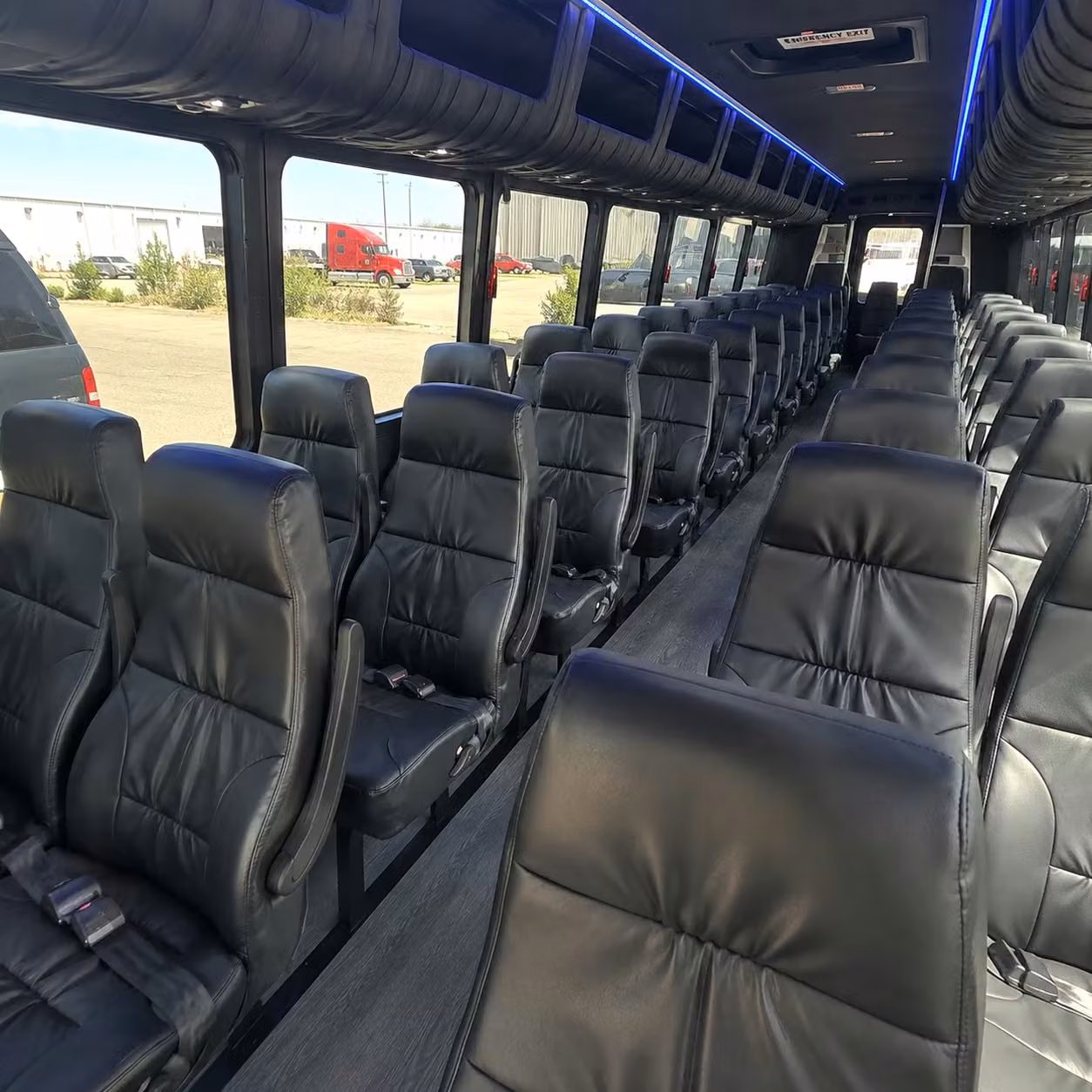 30 passenger minibus interior