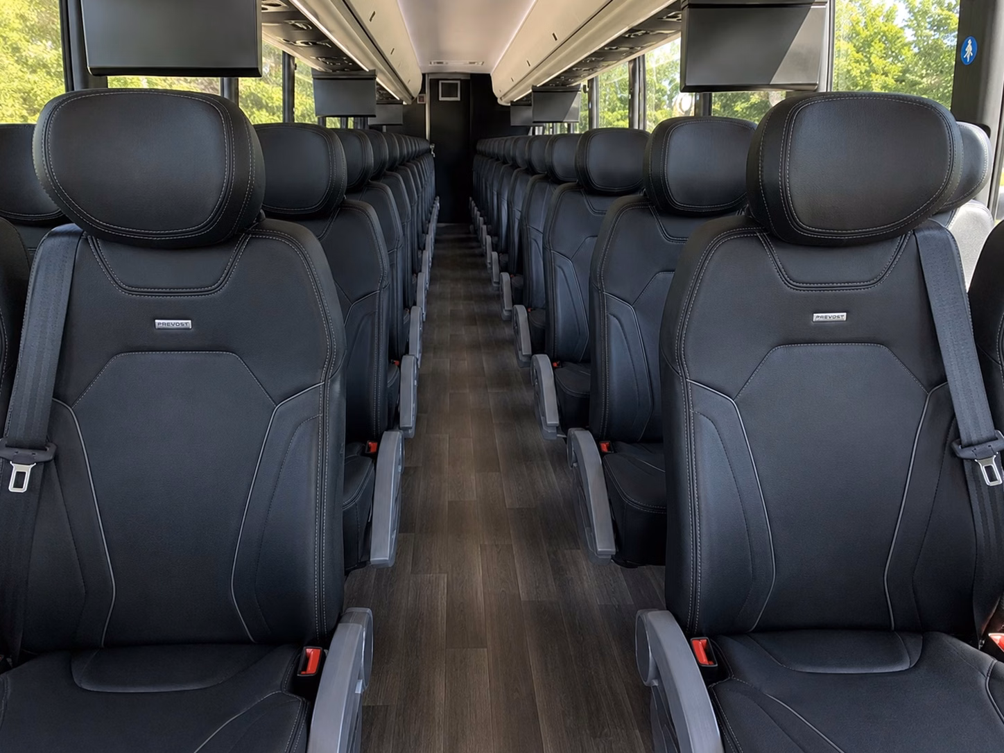 bridal party transportation from getting ready suites to the ceremony