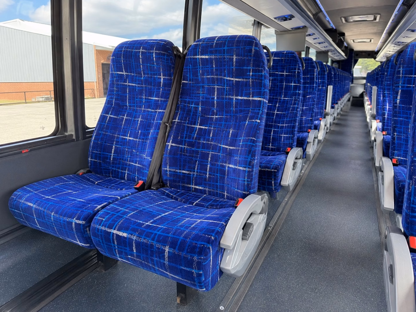corona charter bus interior