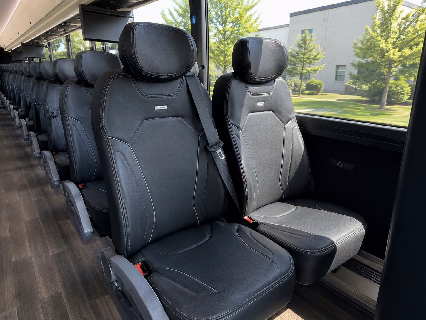 guest shuttles between hotels and wedding venues in corona