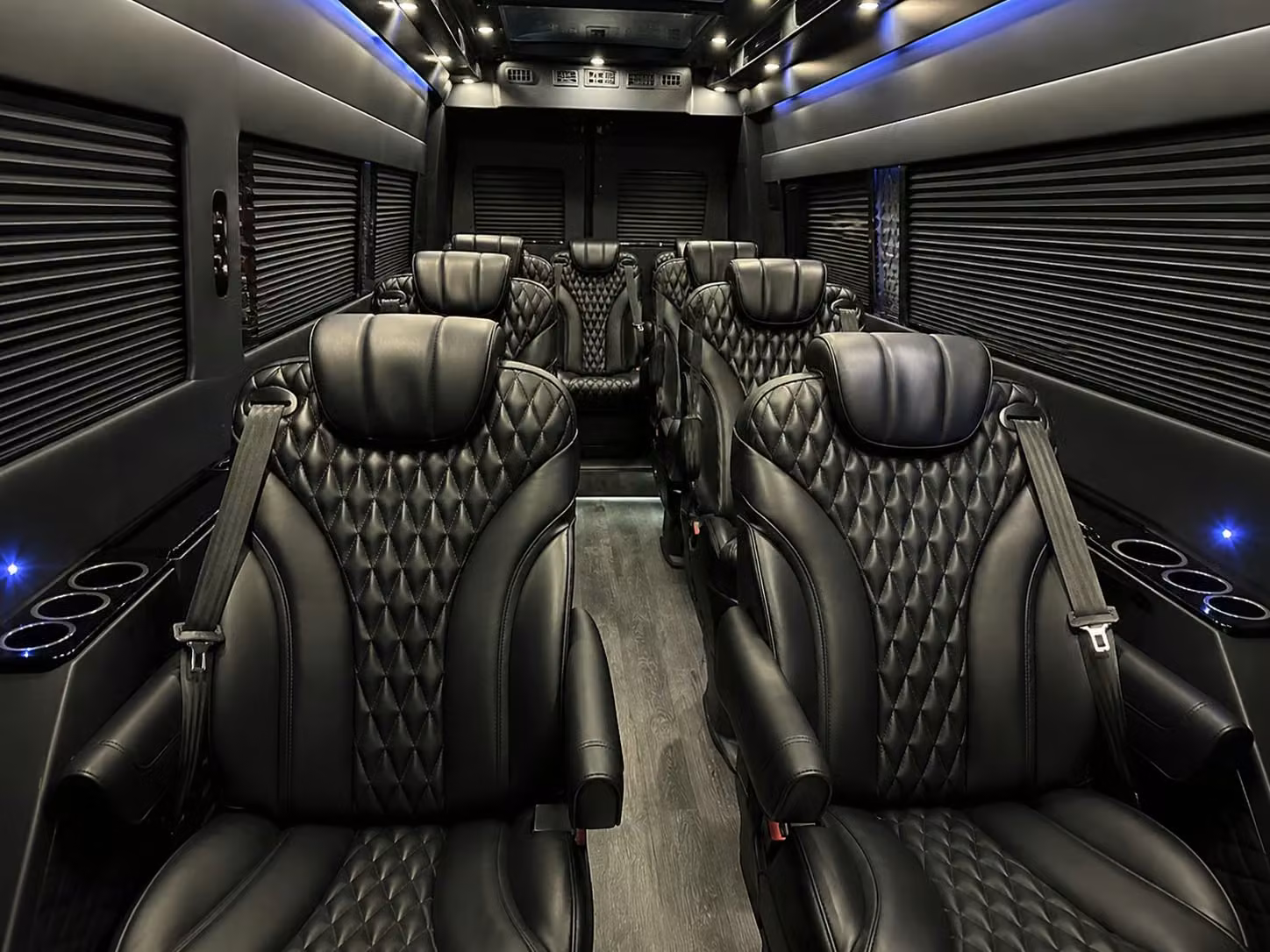 sprinter van with driver inside